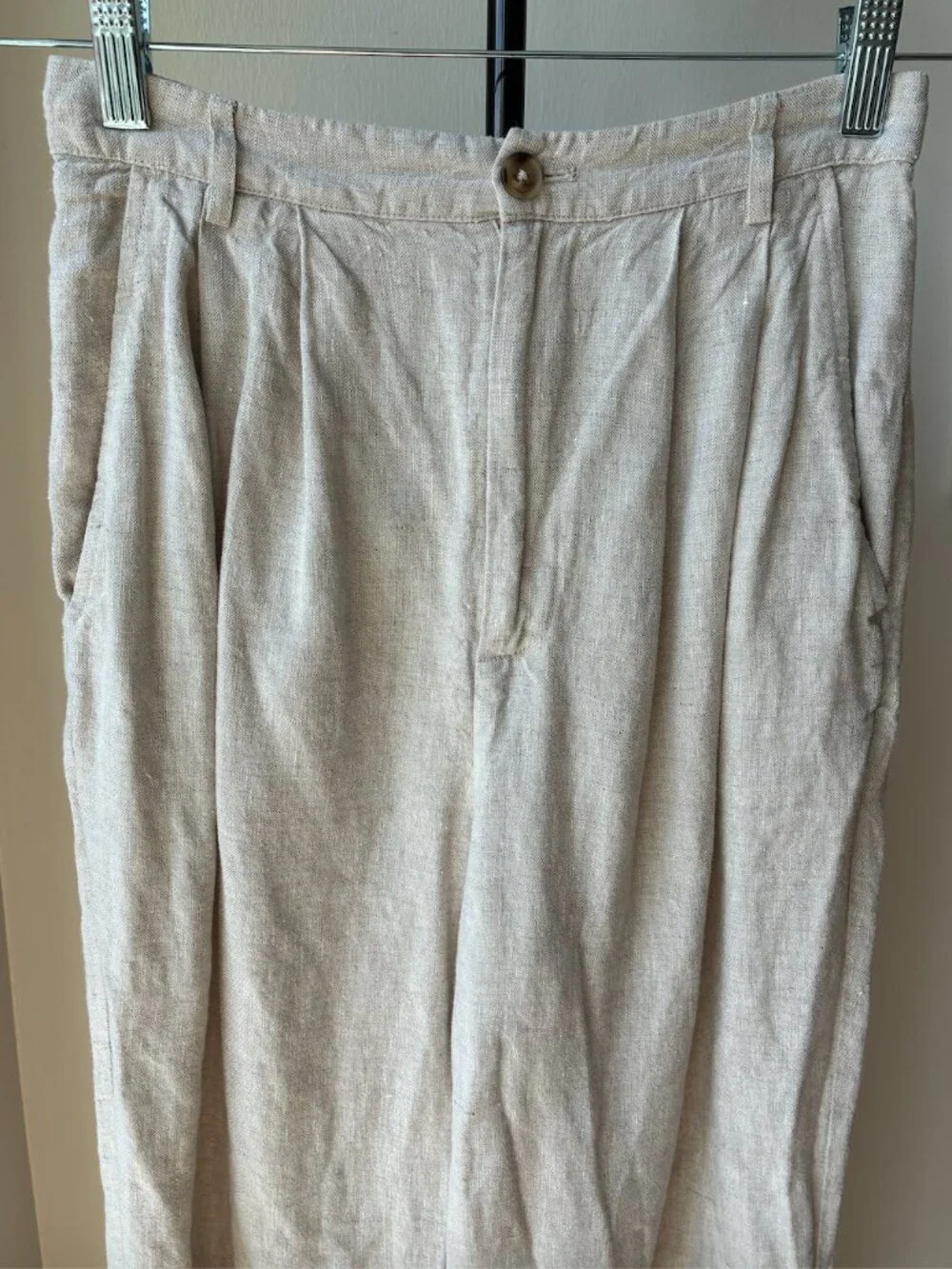 Reformation Mason Linen Pants - Size 4
